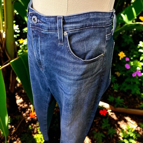 AG Adriano Goldschmied ‘Super Skinny Legging Ankle Jeans’ in Dark Blue Wash 30R - Picture 5 of 11